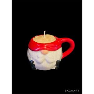 Christmas Santa Mini Mug Candle